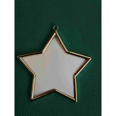 Рамка, месинг, звезда, 4.8 см / 8.5 см