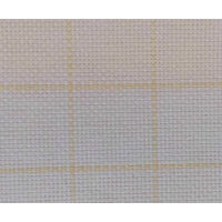 Панама, бяла, разграфена, 22 ct, Zweigart.