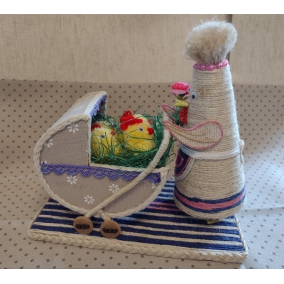 Кокошка с пилета, лила 