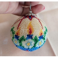 Топка, мъниста, 6 см, 09 - 35 BGN/ 17.90 EUR Топка, мъниста, 6 см, 09 - 35 BGN/ 17.90 EUR