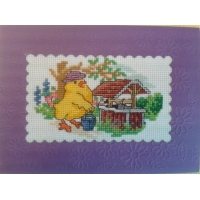 Бродирана картичка 005 