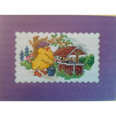 Бродирана картичка 005 